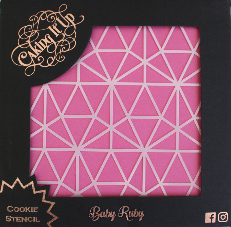 Caking It Up - Baby Ruby Cookie Stencil