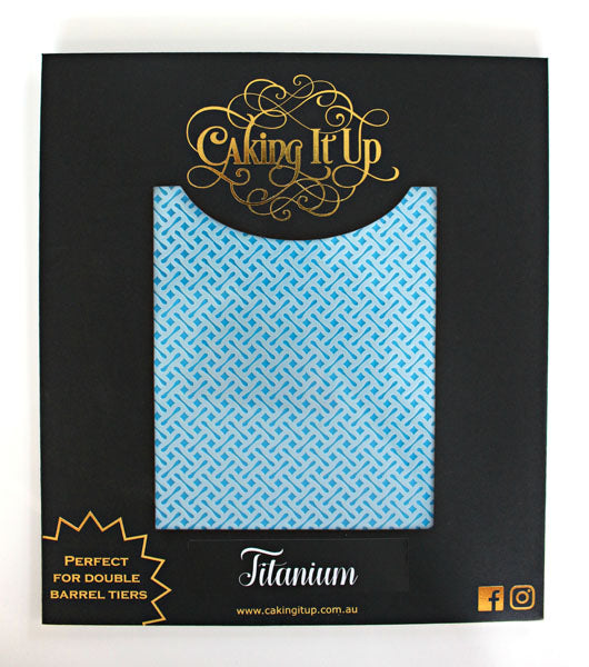 Caking It Up - Titanium Stencil