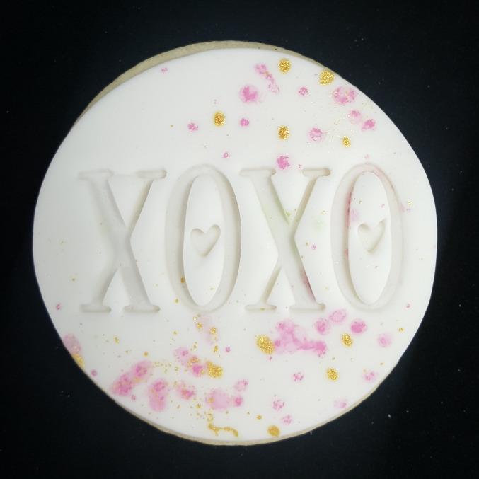 Custom Cookie Cutters Embosser - XOXO