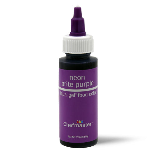 Chefmaster Gel Colour - Neon Brite Purple (65g bottle)