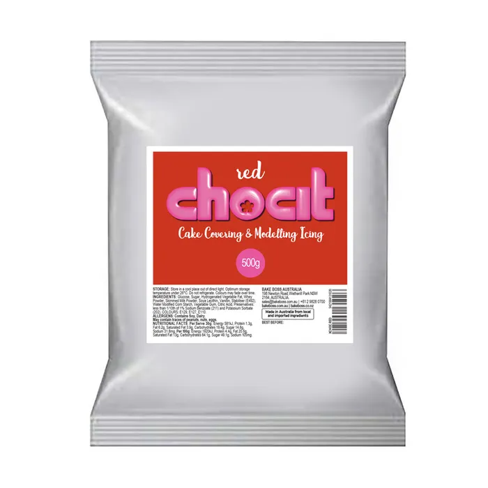 Chocit Modelling Chocolate - Red 500g