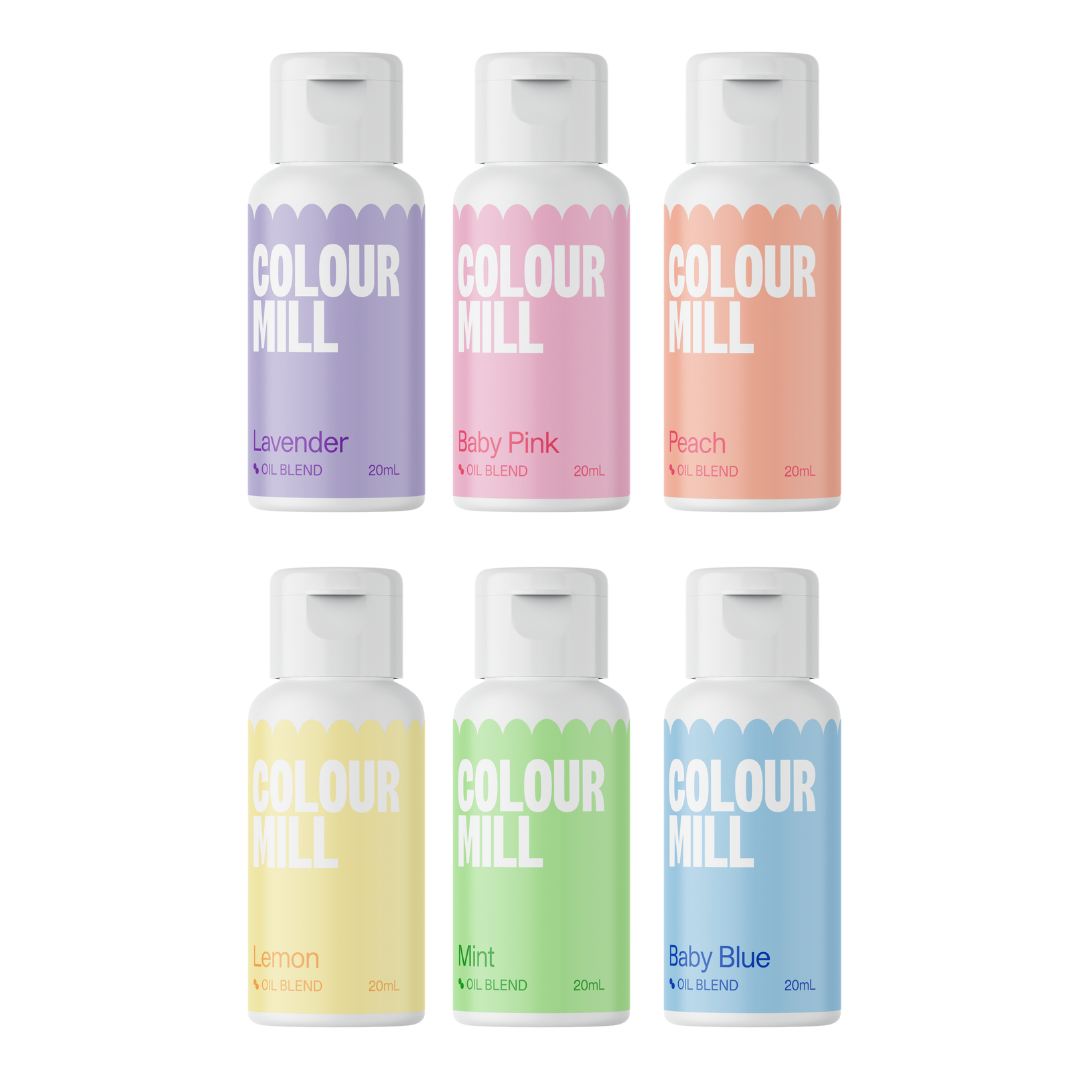 Colour Mill Oil Based Colouring - Pastel Set