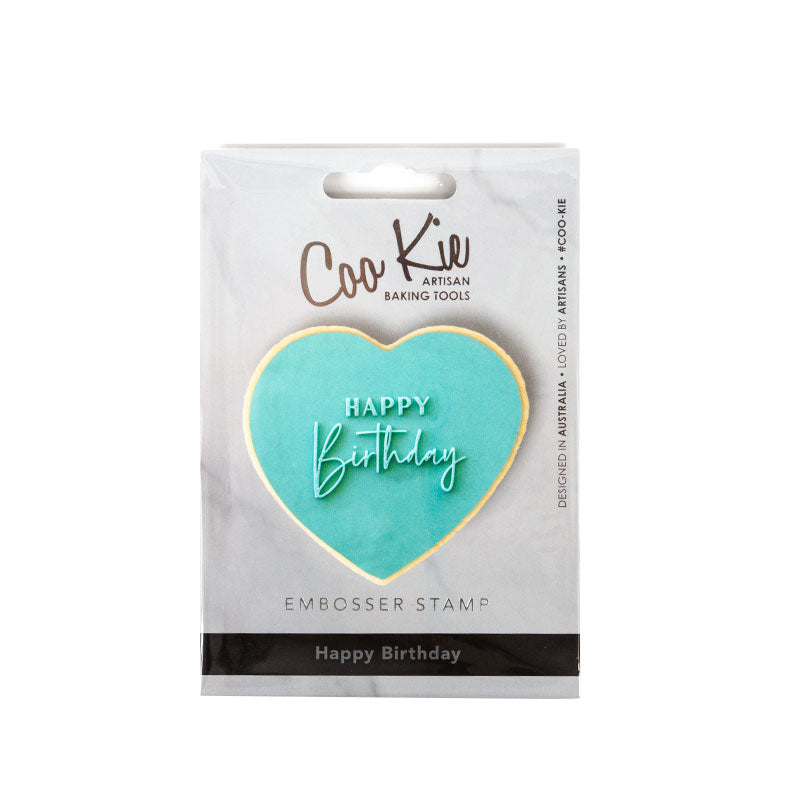 Coo Kie Cookie - Fondant Embosser - Happy Birthday