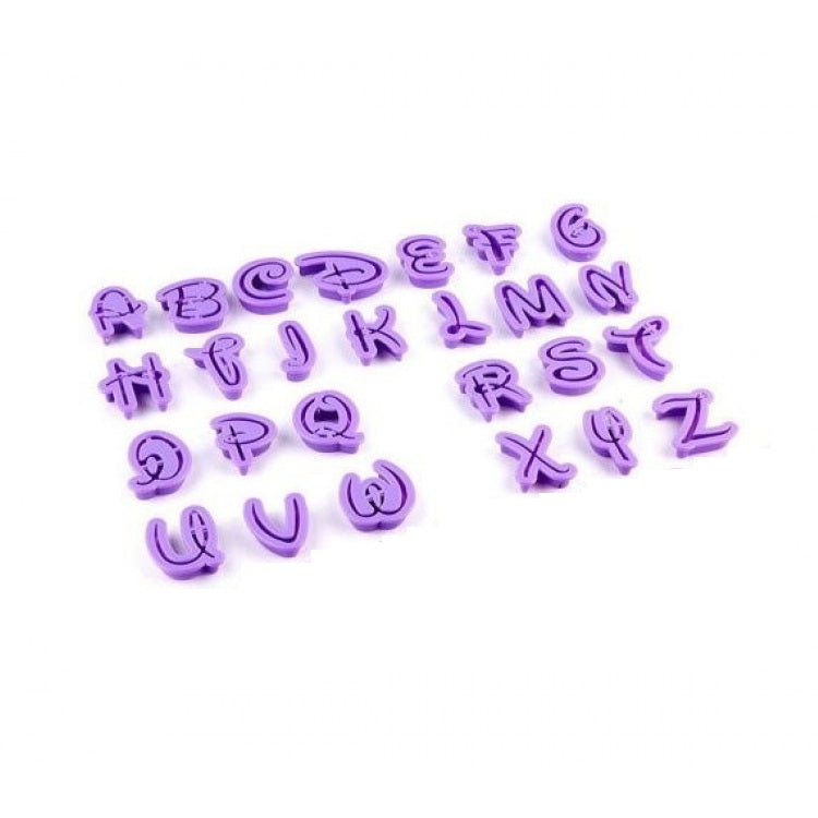 Disney Style Alphabet Cutters