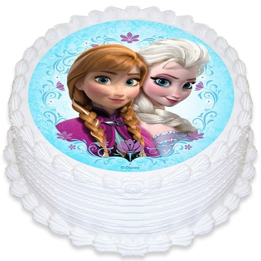 Frozen Anna and Elsa Icing Image