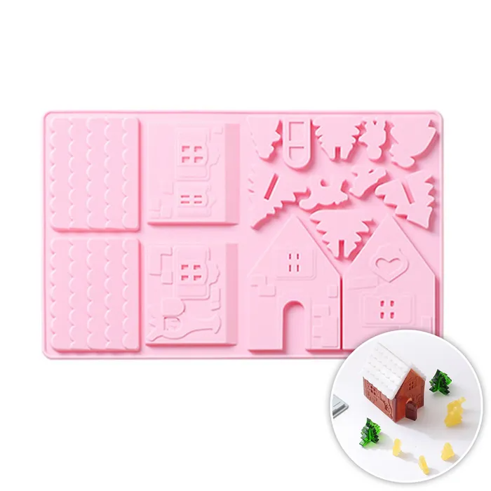 Christmas Gingerbread House Silicone Mould