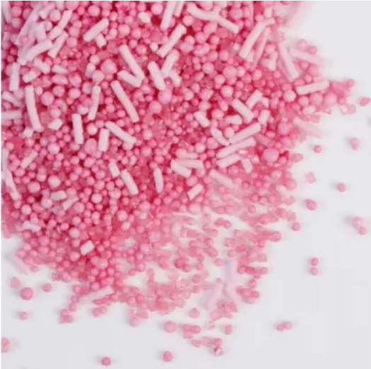 Go Bake Natural Sprinkle Medley - Pink