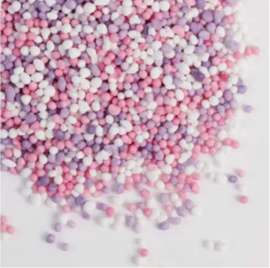 Go Bake Natural Nonpareils 100s and 1000s - Pinky