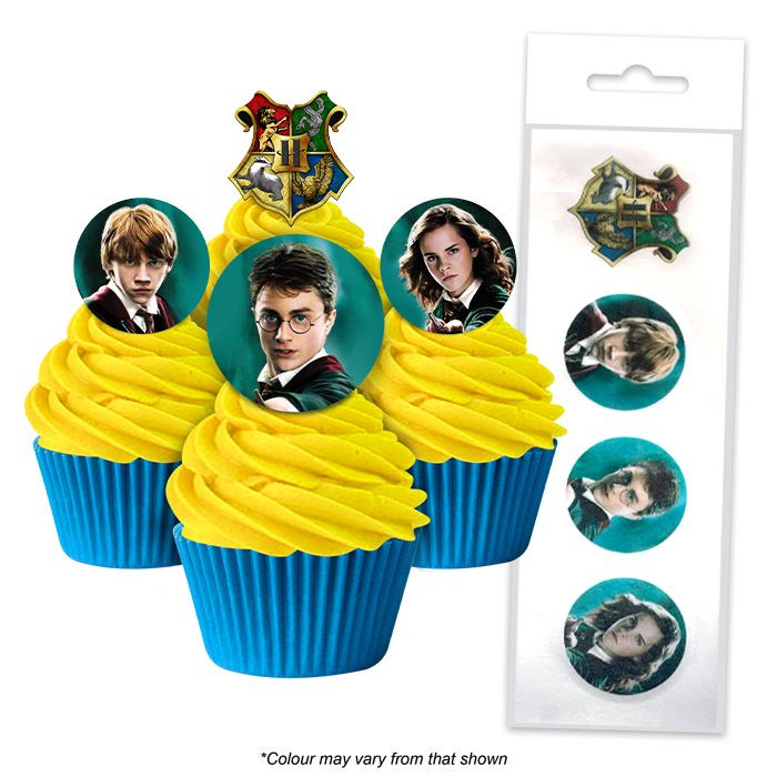 Edible Wafer Cupcake Toppers - Harry Potter