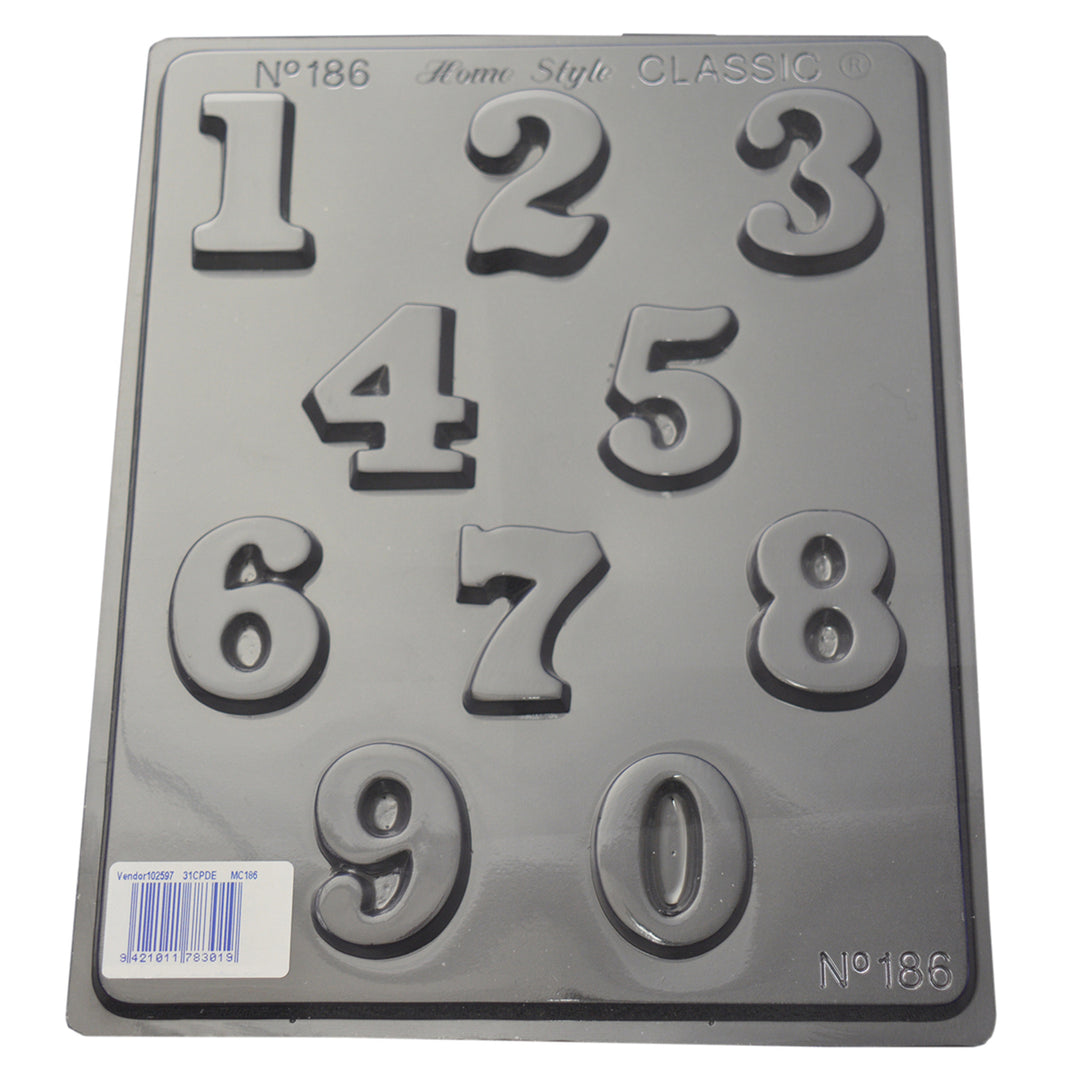 Numbers Chocolate Mould