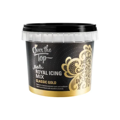 Over the Top Royal Icing Mix - Classic Gold