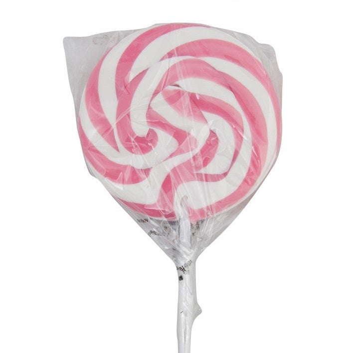 Swirl Mega Lollipop - Pink