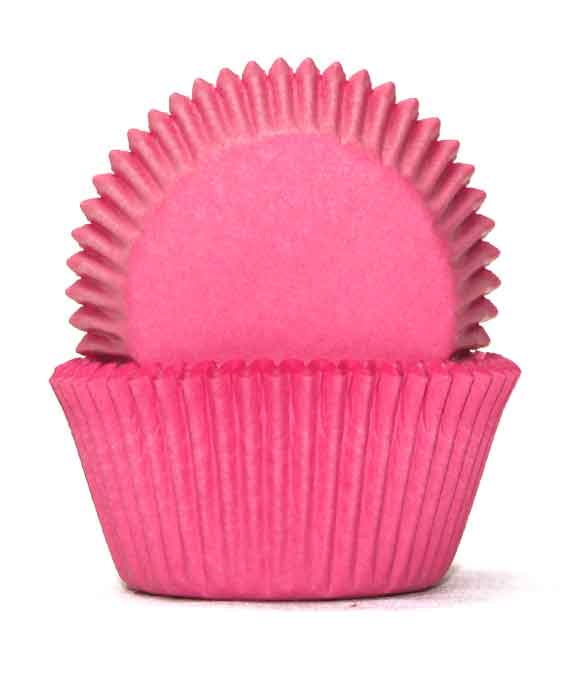 Plain Baking Cups - Cupcake Cases - Pink