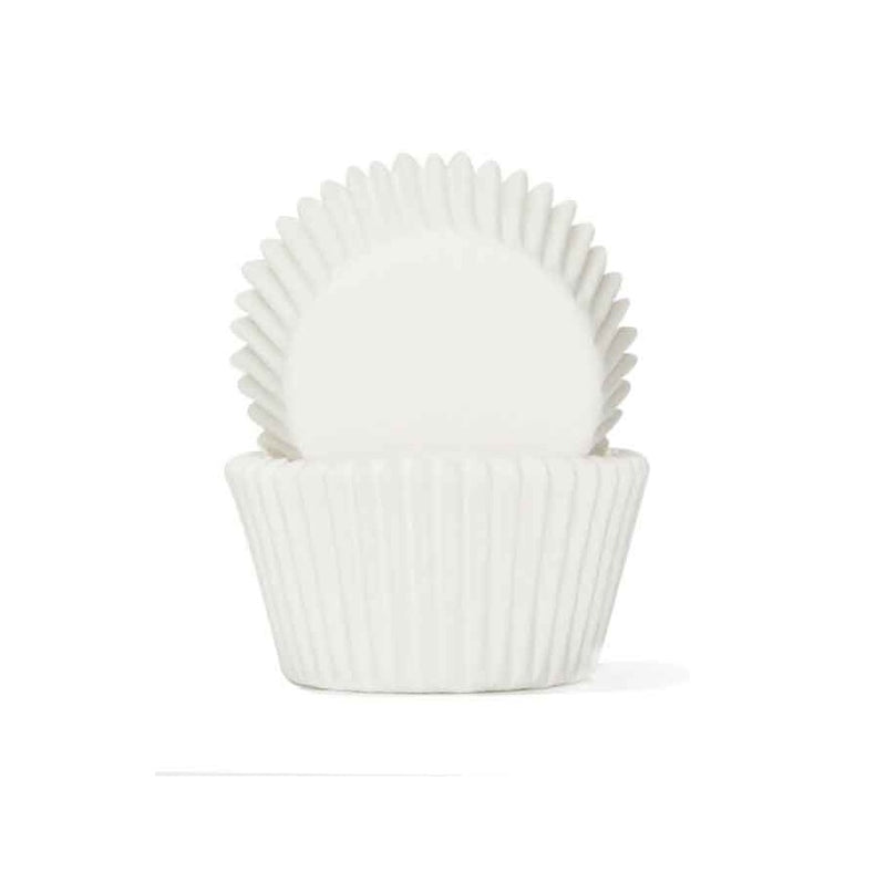 Plain Small Baking Cups - Cupcake Cases - White