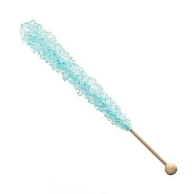 Crystal Rock Candy Lollipop - Light Blue