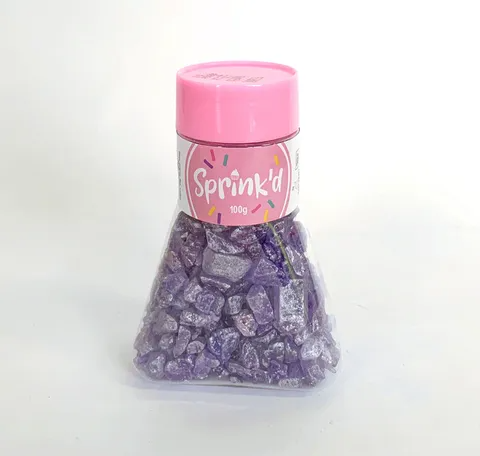 Sprink'd Geode Rocks - Purple