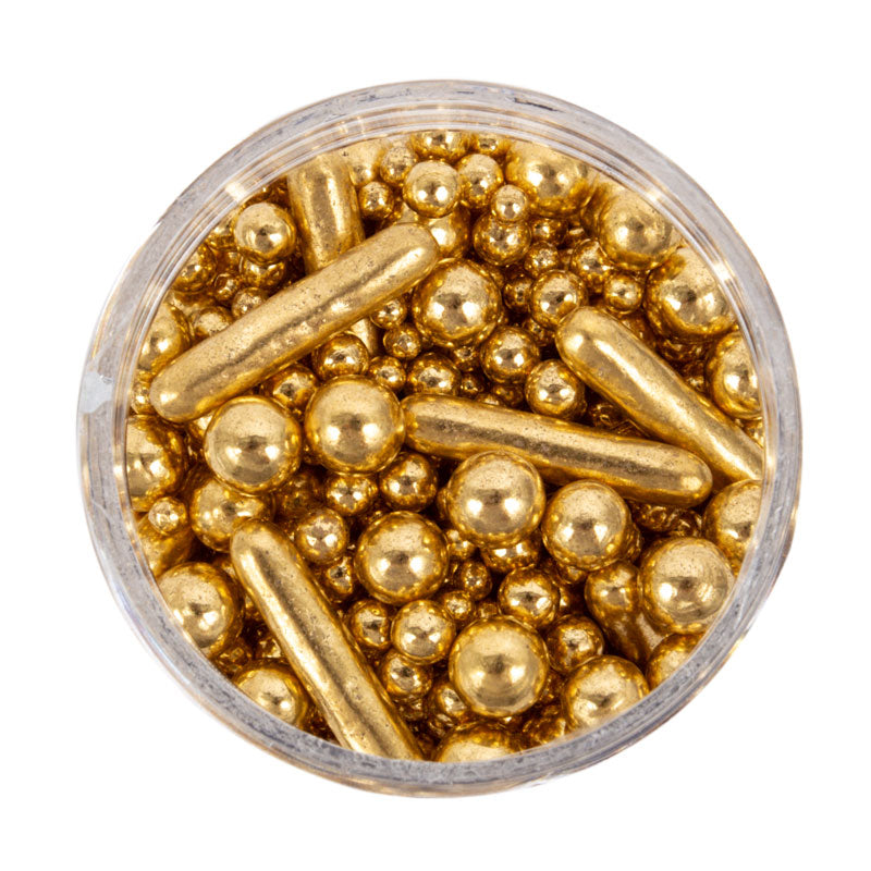 Sprinks Bubble and Bounce Sprinkle Medley - Matte Gold – Cake Warehouse