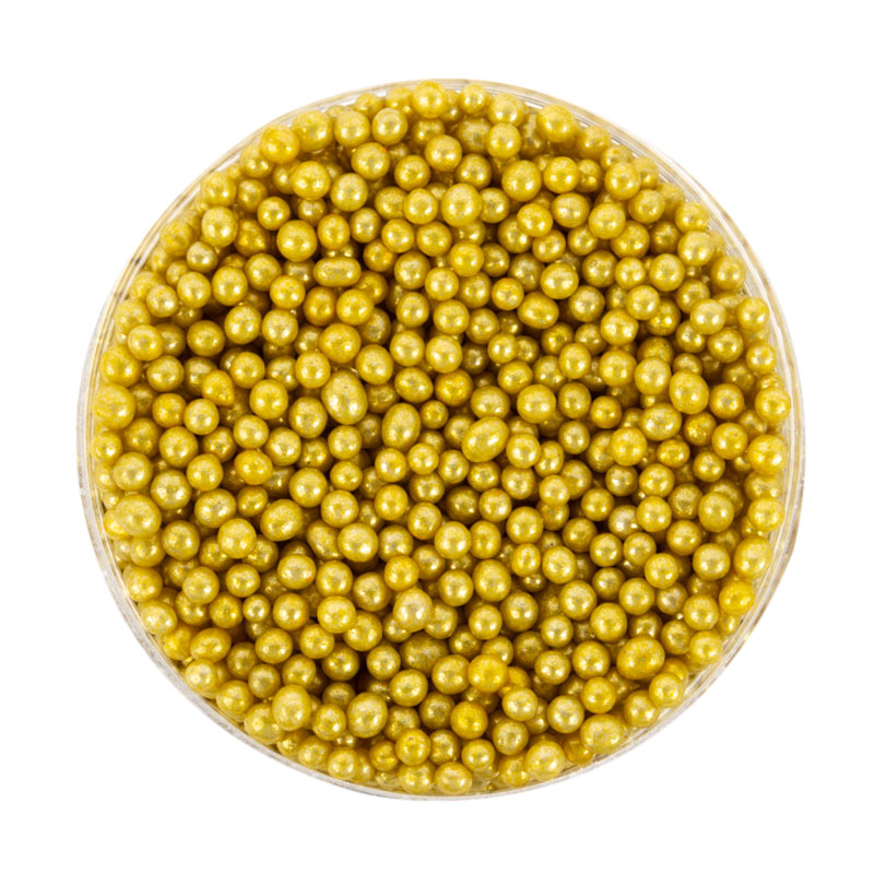 Sprinks Cachous - Pearls 2mm - Gold