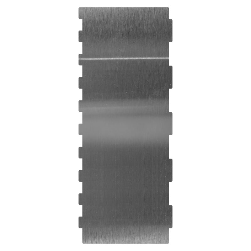 Stainless Steel Double Sided Comb Scraper - Thin and Wide Stripe