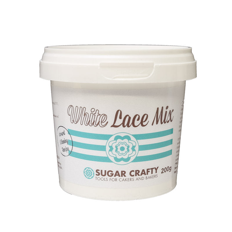 Sugar Crafty Lace Mix - White BULK 500g