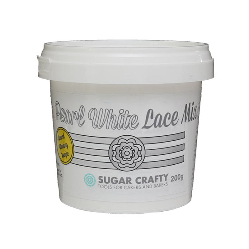 Sugar Crafty Lace Pre-Mix - Pearl White 200g