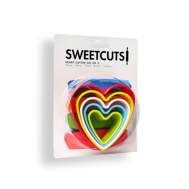Sweet Cuts Heart Cookie Cutter Set