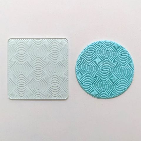 Swirl Pattern Debosser Stamp