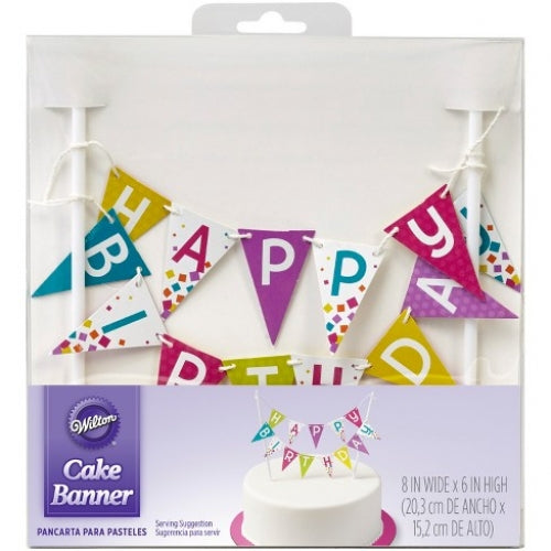 Wilton Happy Birthday Banner