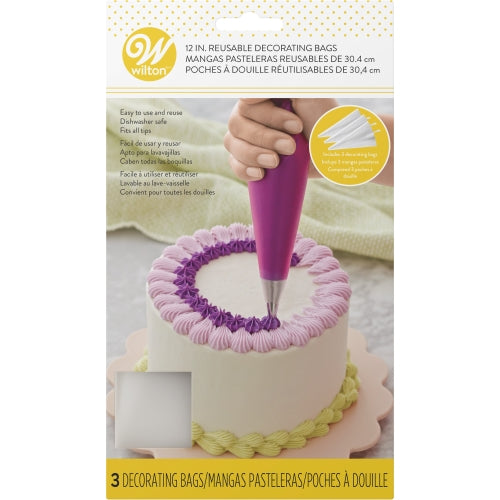 Wilton 3 Pack Reusable Piping Bags - 12"